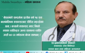 क्यान्सरका कारण प्रत्येक मिनेट विश्वमा १७ जनाको मृत्यु 
